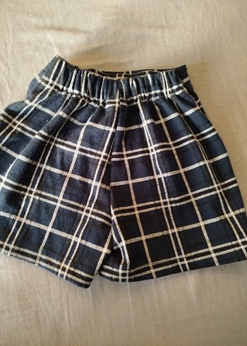 8 yaş kız çocuk düğmeli şort etek - Görsel 3