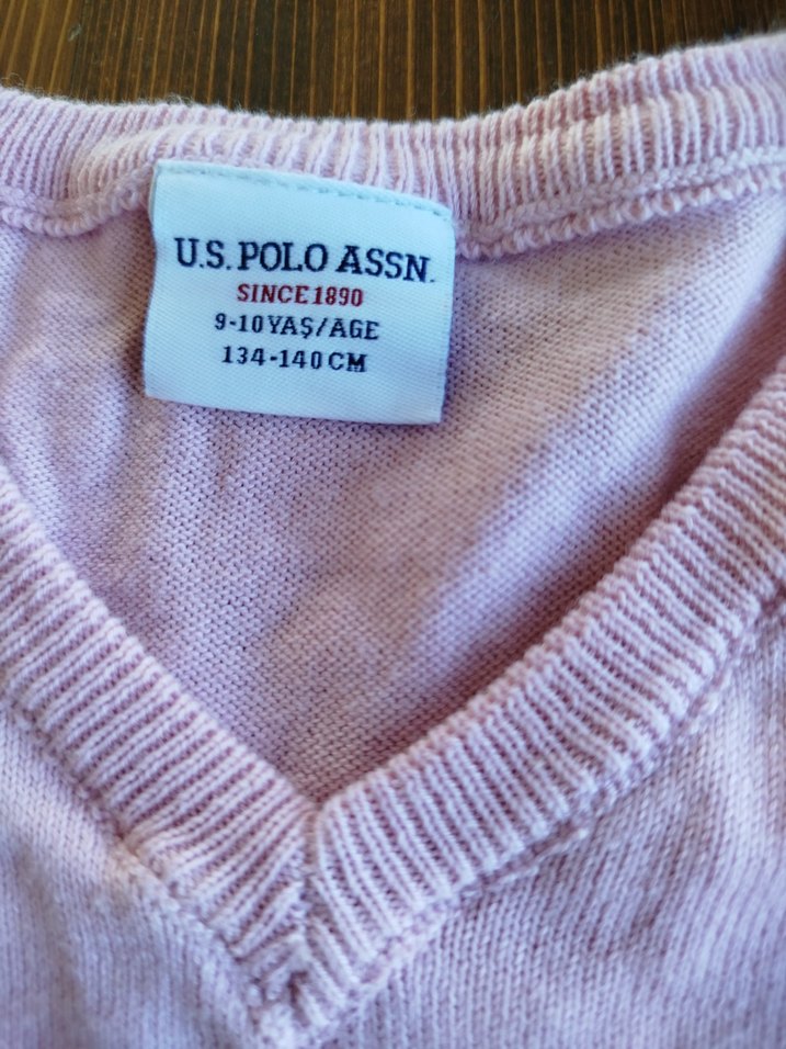 Kızlar için Pembe V bluz - Görsel 2