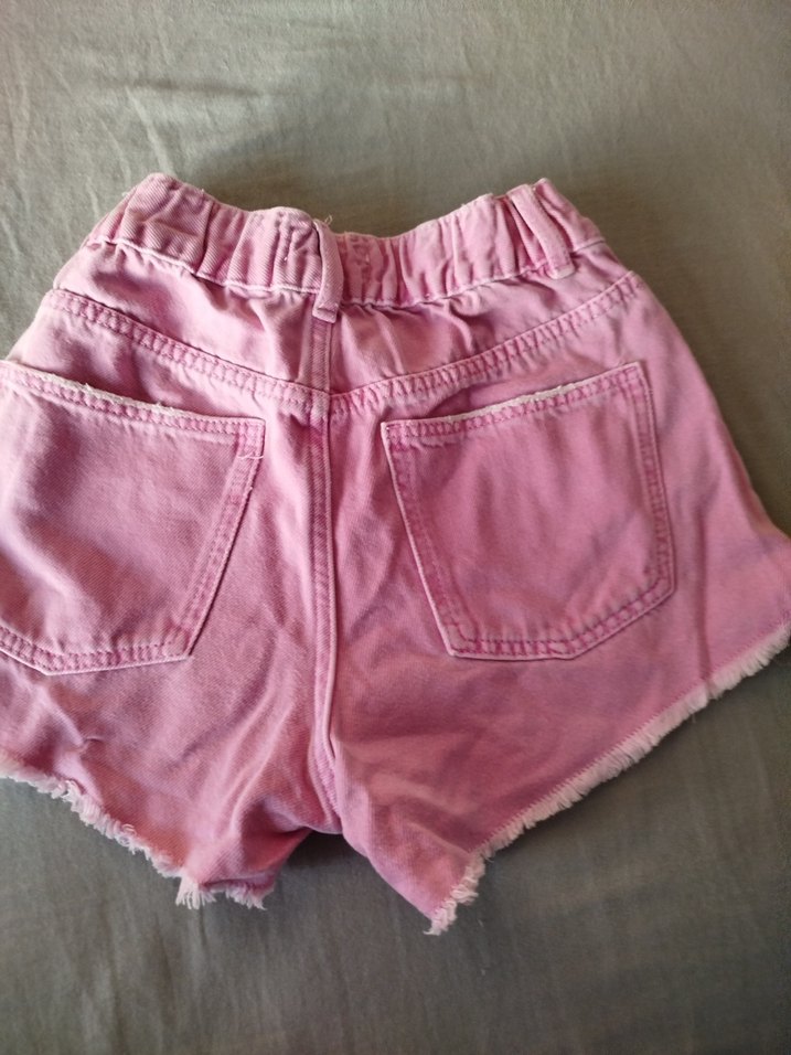 Pembe 10 yaş kız çocuk şortu - Görsel 2