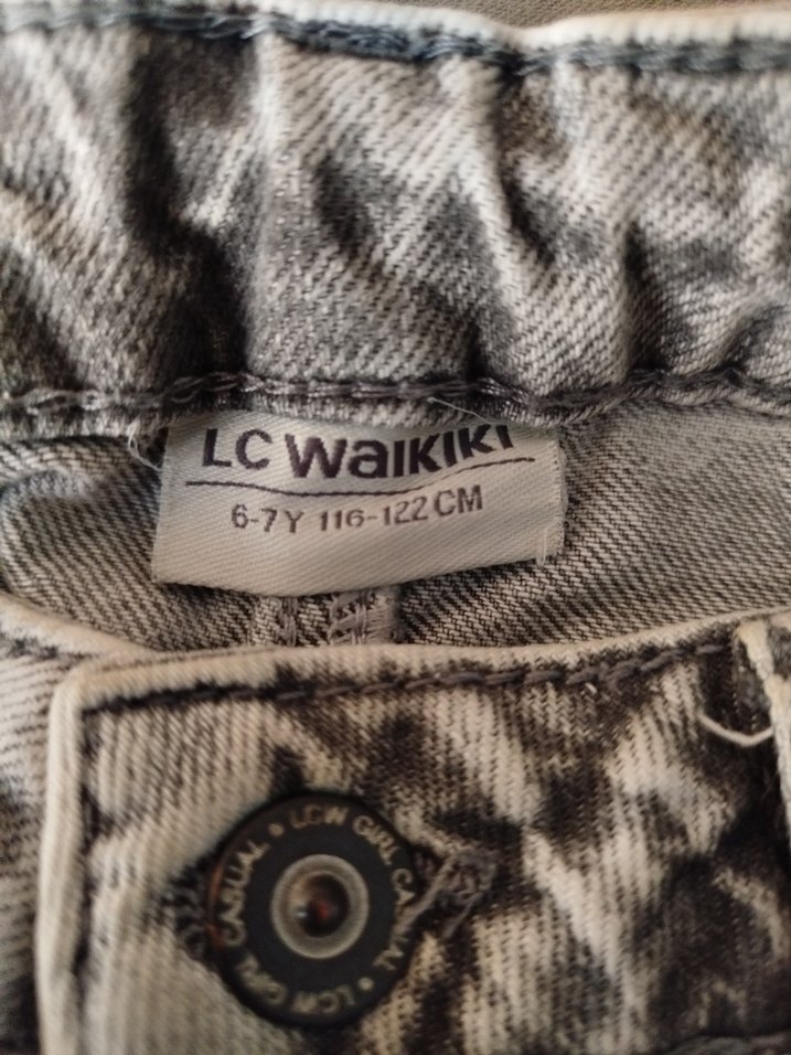 gri kot etek kız çocuk - Görsel 3