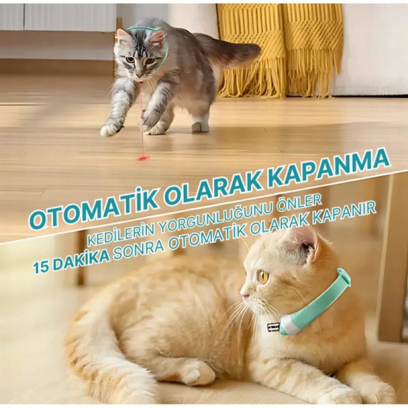 AKILLI LAZER KEDİ OYUNCAĞI - Görsel 2