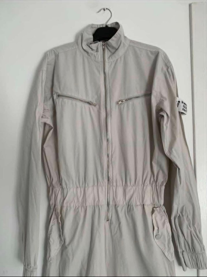 Gri unisex Midi Tulum, Uzun Kollu, Regular Fit . - Görsel 2