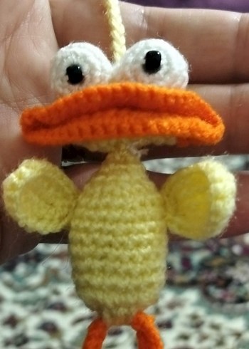 Örgü Ördek Anahtarlık  - Görsel 2