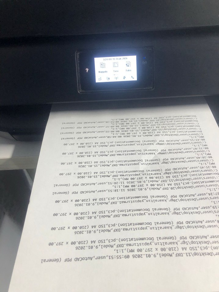 Siyah Çok Fonksiyonlu Yazıcı (Faks, Kopyala, Tara) - Görsel 5