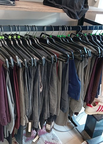 Kemerli Koyu Mavi Erkek Pantolon - Görsel 2