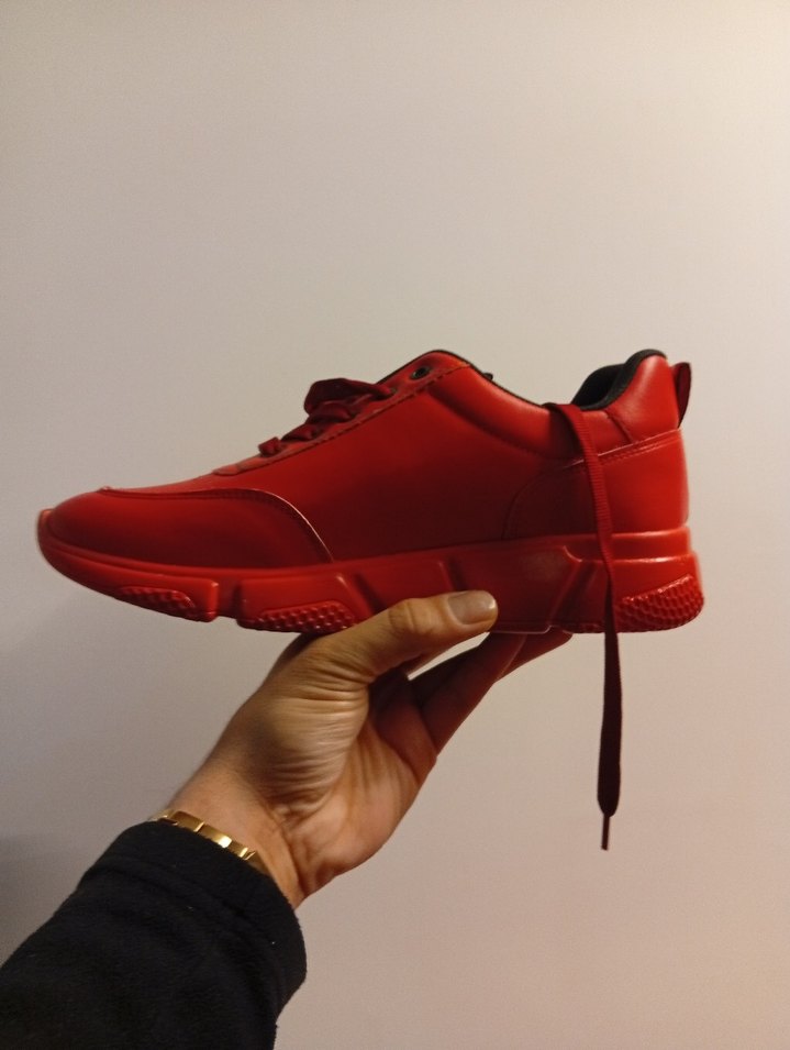 Kırmızı erkek Fila Spor Ayakkabı - Görsel 3