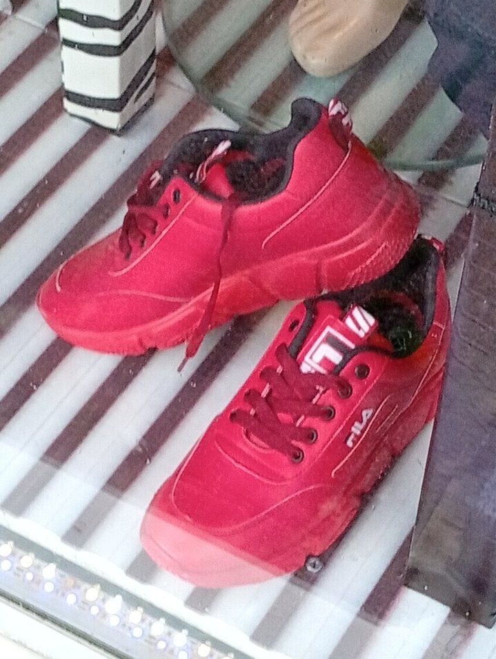 Kırmızı erkek Fila Spor Ayakkabı - Görsel 5