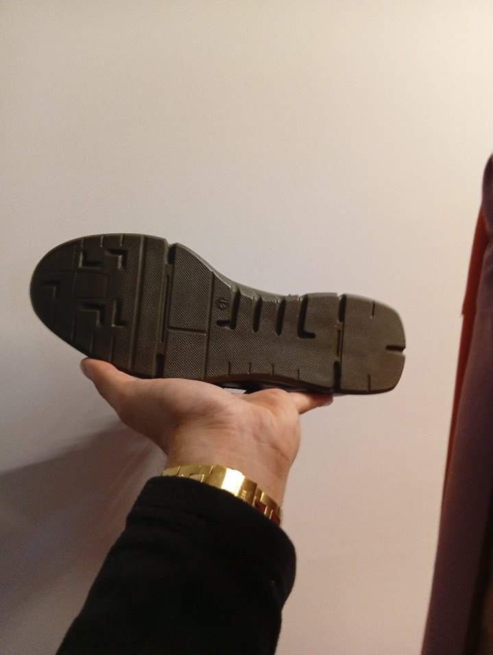 Kahverengi Erkek Spor Ayakkabı Velcro - Görsel 2