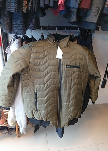 Fermuarlı Kahverengi Erkek Mont - Görsel 2