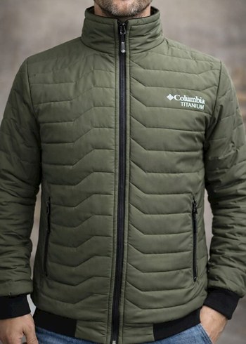 Fermuarlı Kahverengi Erkek Mont - Görsel 5