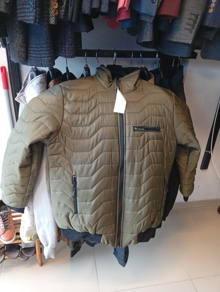 Fermuarlı Kahverengi Erkek Mont - Görsel 2