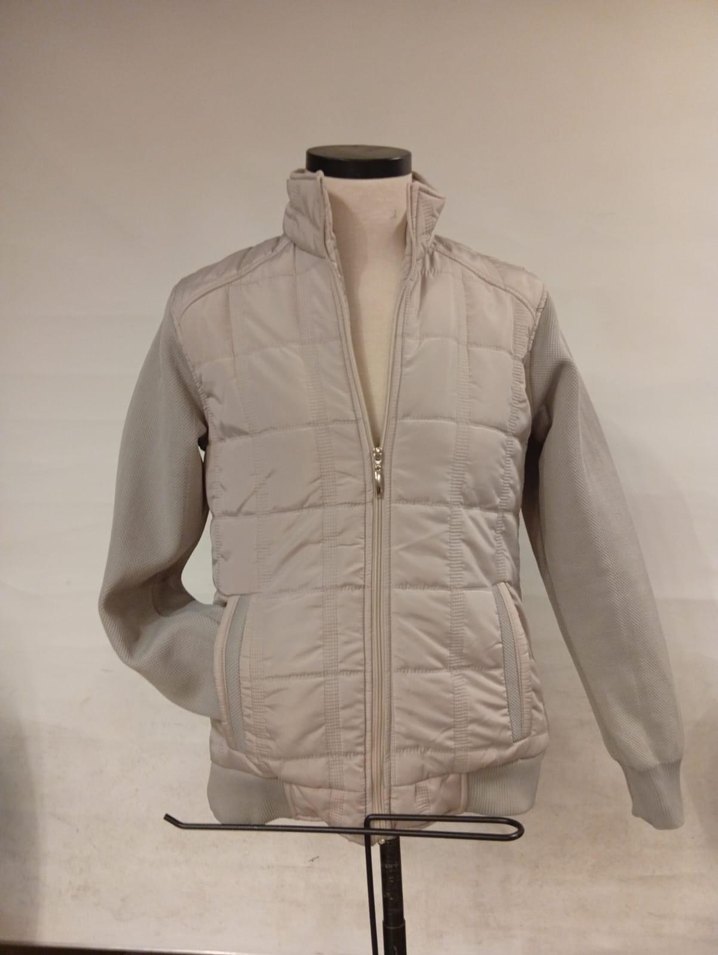 Bej Gri Fermuarlı Erkek Mont - Görsel 2