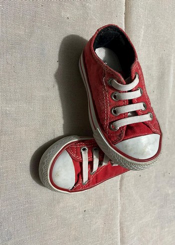 Kız Çocuk Kırmızı Elastik Bağcıklı Spor Ayakkabı - Görsel 2