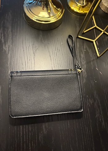 Victorys Secret Siyah Deri  Kadın Portföy Cüzdan - Görsel 3