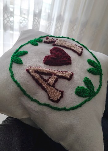 Punch Bohem Bej Dekoratif Yastık (kırlent) - Görsel 3