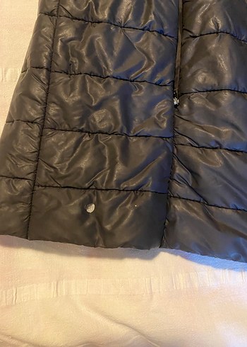 Siyah Fermuarlı Kadın Mont - Görsel 4