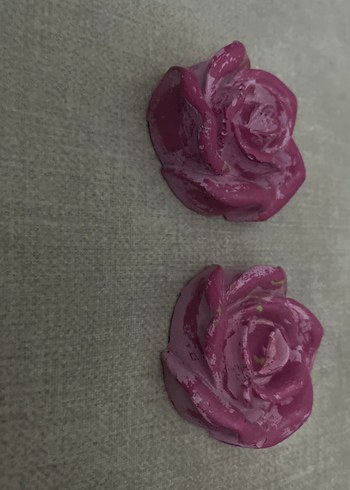 Mor Çiçek Desenli ev aksesuar - Görsel 2