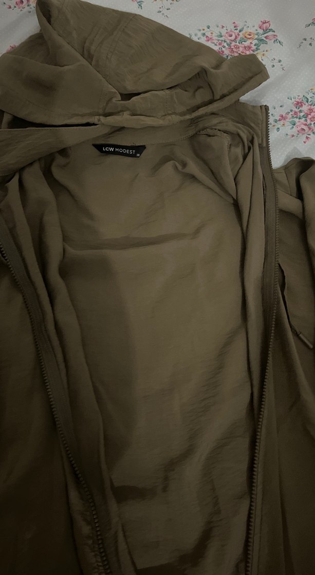 Kapüşonlu Uzun Kadın Ceket LCW - Görsel 4