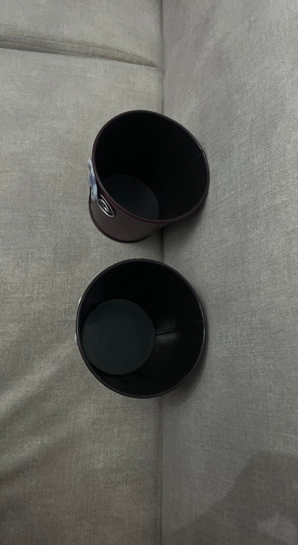 Çiçek Desenli Mor Seramik Vazo - Görsel 3