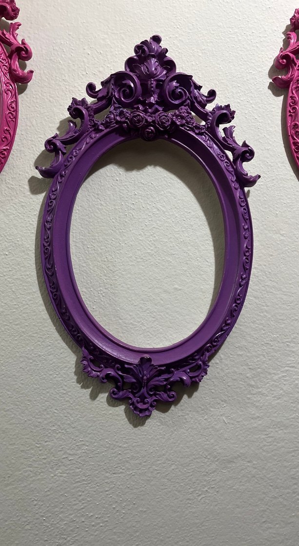 Mor ve Pembe Renkli Dekoratif Çerçeveler - Görsel 2