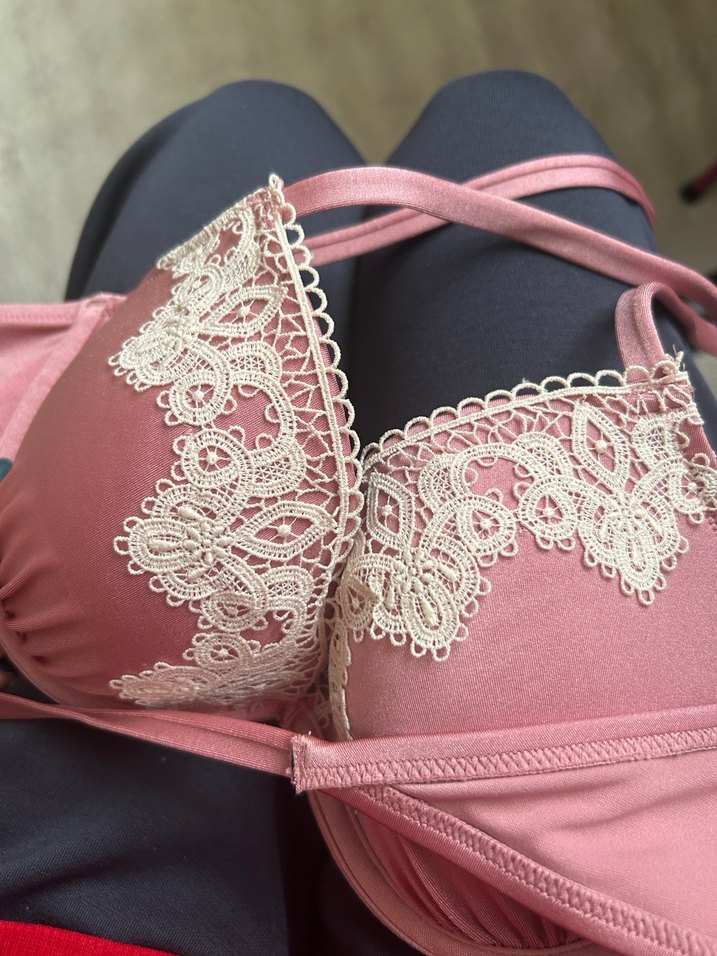 Pembe Bohem Dantel Detaylı Sütyen - Görsel 4