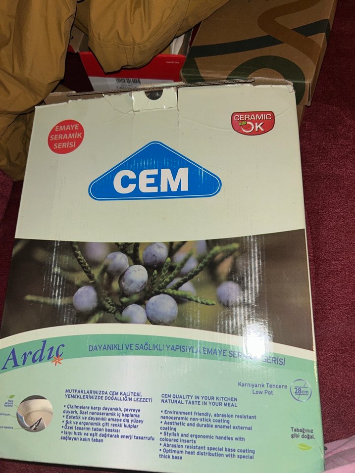 Turkuaz Cam Kapaklı Tencere - Görsel 2