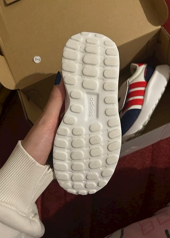 Erkek Çocuk Beyaz Adidas Spor Ayakkabı - Görsel 4