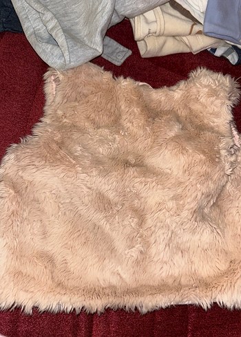 Kız Çocuk Zara  Kürk Detaylı Yelek - Görsel 3