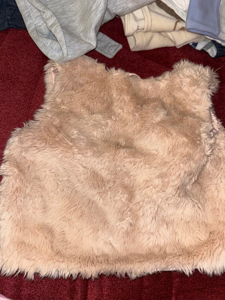 Kız Çocuk Zara  Kürk Detaylı Yelek - Görsel 3