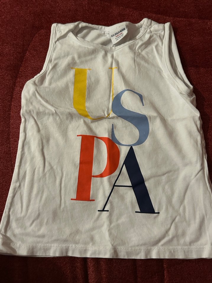 Baskılı Beyaz Çocuk Atlet - Görsel 2