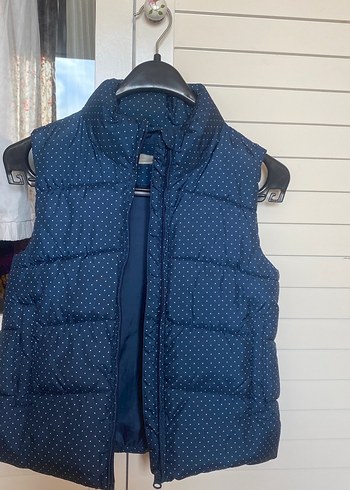 Koyu Mavi Fermuarlı Çocuk Şişme Yelek - Görsel 4