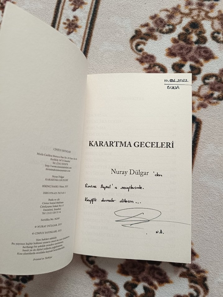 Karartma Geceleri - Nuray Dülgar - Görsel 4