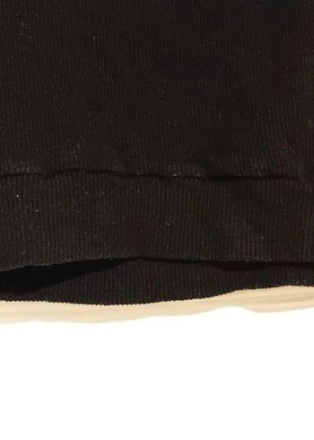 Fermuarlı Siyah Crop - Görsel 3