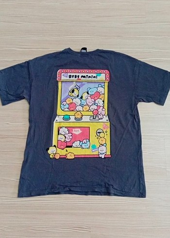 Kadın Mavi Baskılı Tişört - Görsel 3