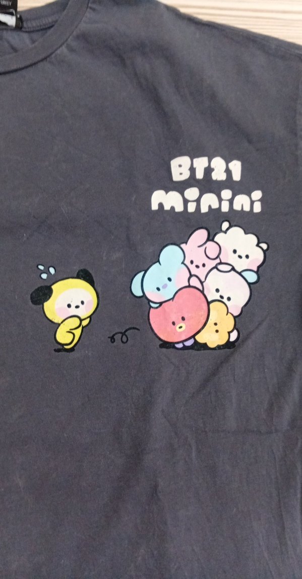 Kadın Mavi Baskılı Tişört - Görsel 2