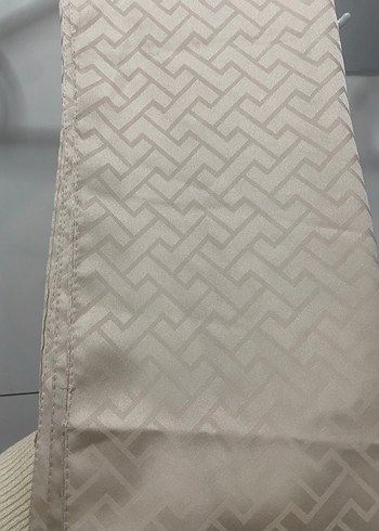 Bej kendinden desenli jakar Şal - Görsel 2