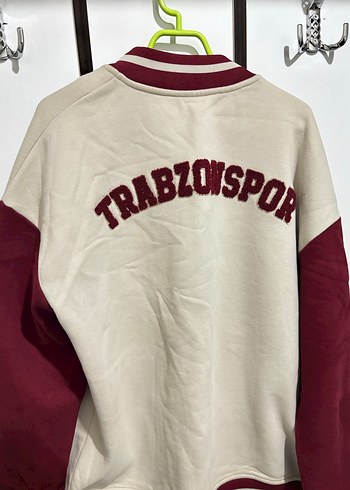 Bordo Düğmeli trabzonspor Ceket - Görsel 4