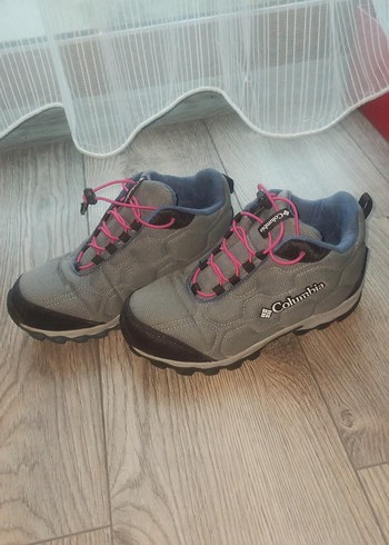 Gri Columbia Kadın Spor Ayakkabı Velcro - Görsel 2