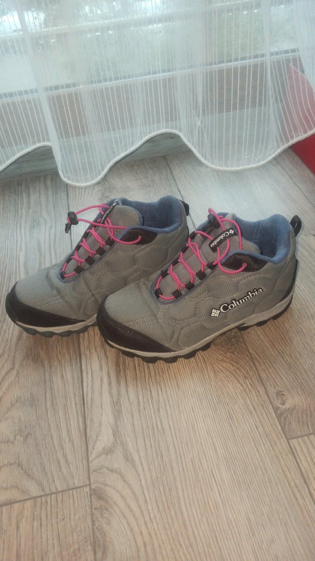 Gri Columbia Kadın Spor Ayakkabı Velcro - Görsel 2