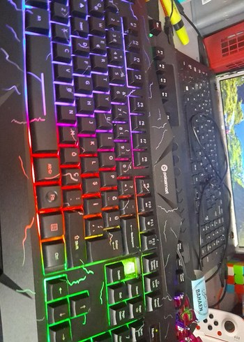 Renkli LED klavye - Görsel 9