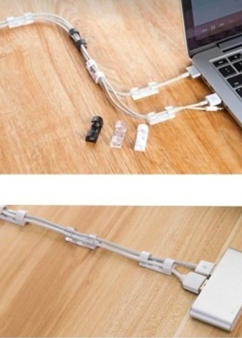 20 Adet Camel Kablo Sabitleyici Klips - Görsel 2
