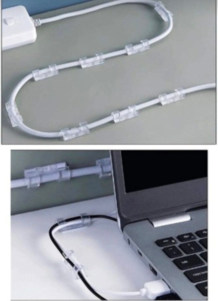 20 Adet Camel Kablo Sabitleyici Klips - Görsel 3