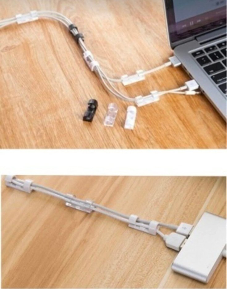 20 Adet Camel Kablo Sabitleyici Klips - Görsel 2