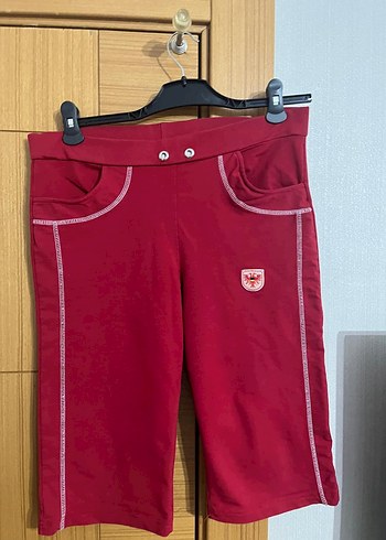 Kırmızı Vintage Almanya Şort - Görsel 2
