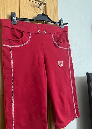 Kırmızı Vintage Almanya Şort - Görsel 3