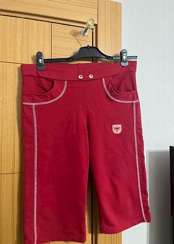Kırmızı Vintage Almanya Şort - Görsel 4