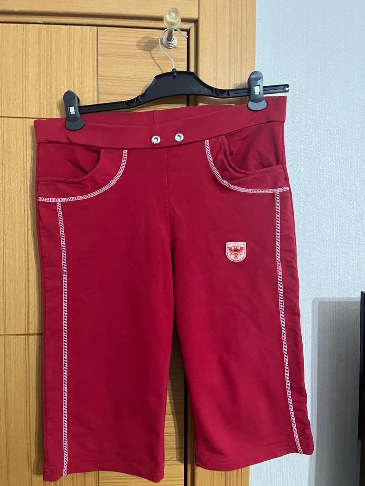 Kırmızı Vintage Almanya Şort - Görsel 2