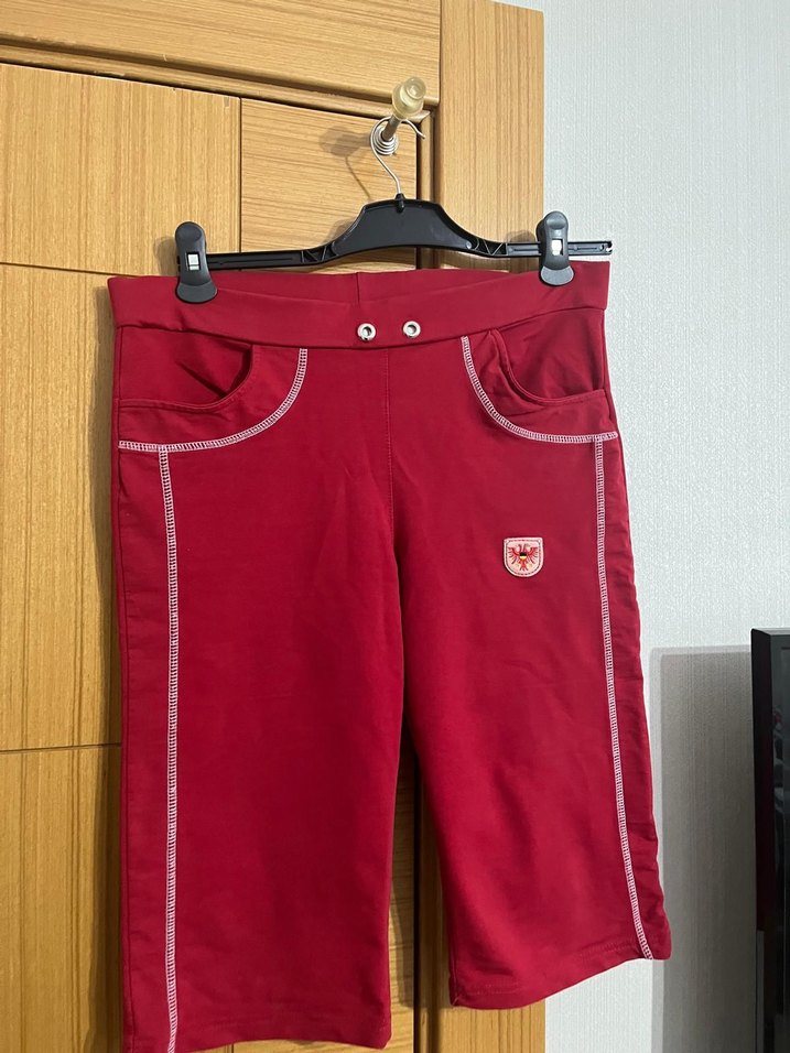 Kırmızı Vintage Almanya Şort - Görsel 4