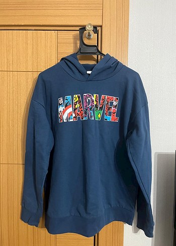 Marvel Baskılı Kapüşonlu Erkek Çocuk Sweatshirt - Görsel 6