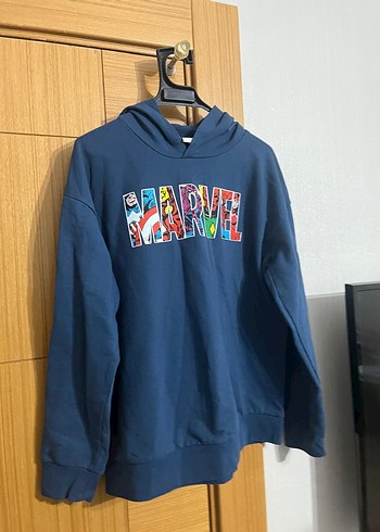 Marvel Baskılı Kapüşonlu Erkek Çocuk Sweatshirt - Görsel 5